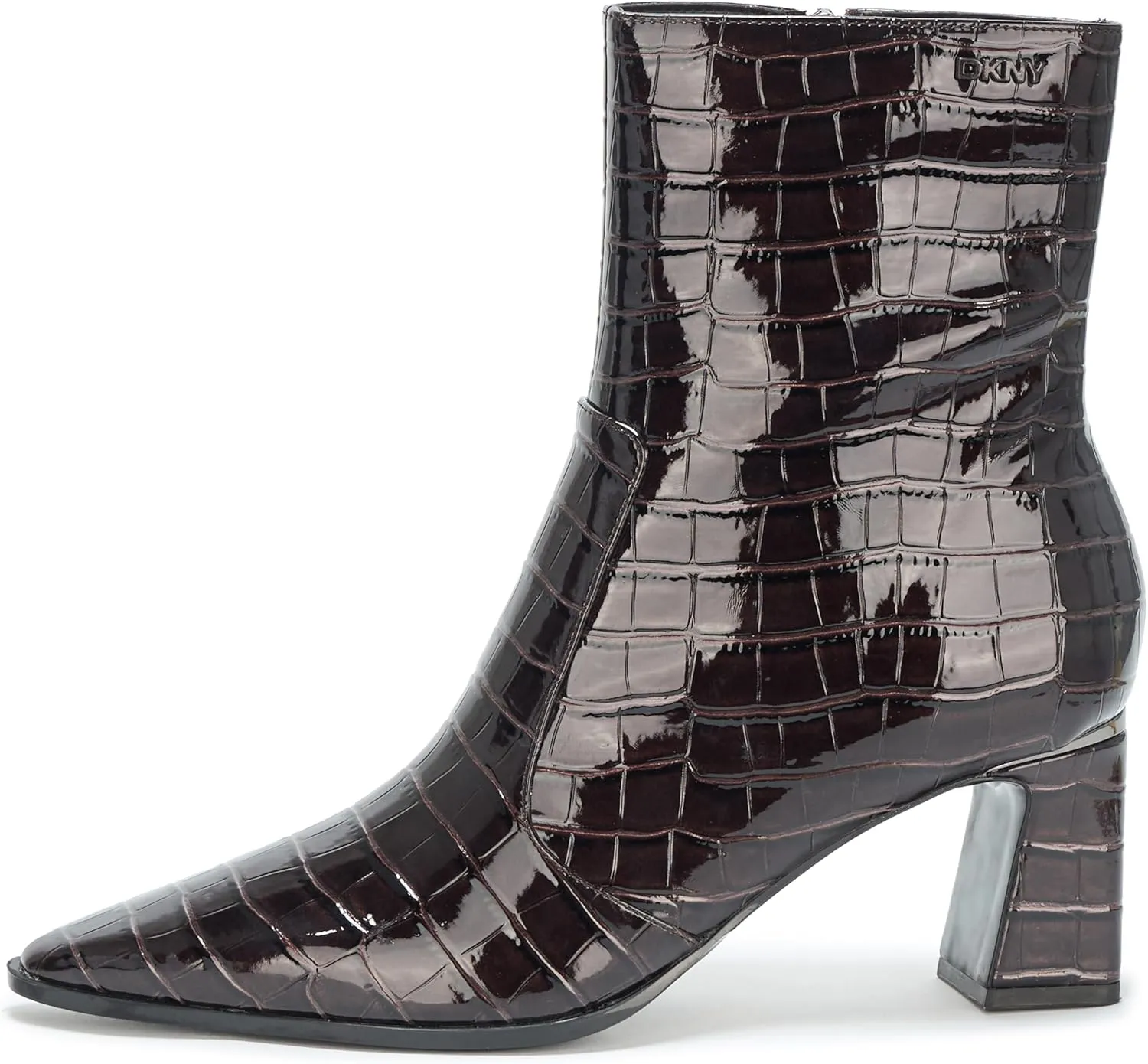 DKNY Women's Sunny Evening Slip on Heeled Bootie Fashion Boot