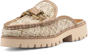Donald Pliner Women's Elta Mules, Slip-On Mules, Closed Toe Comfort Loafers, Casual Slip-On Shoes for Women