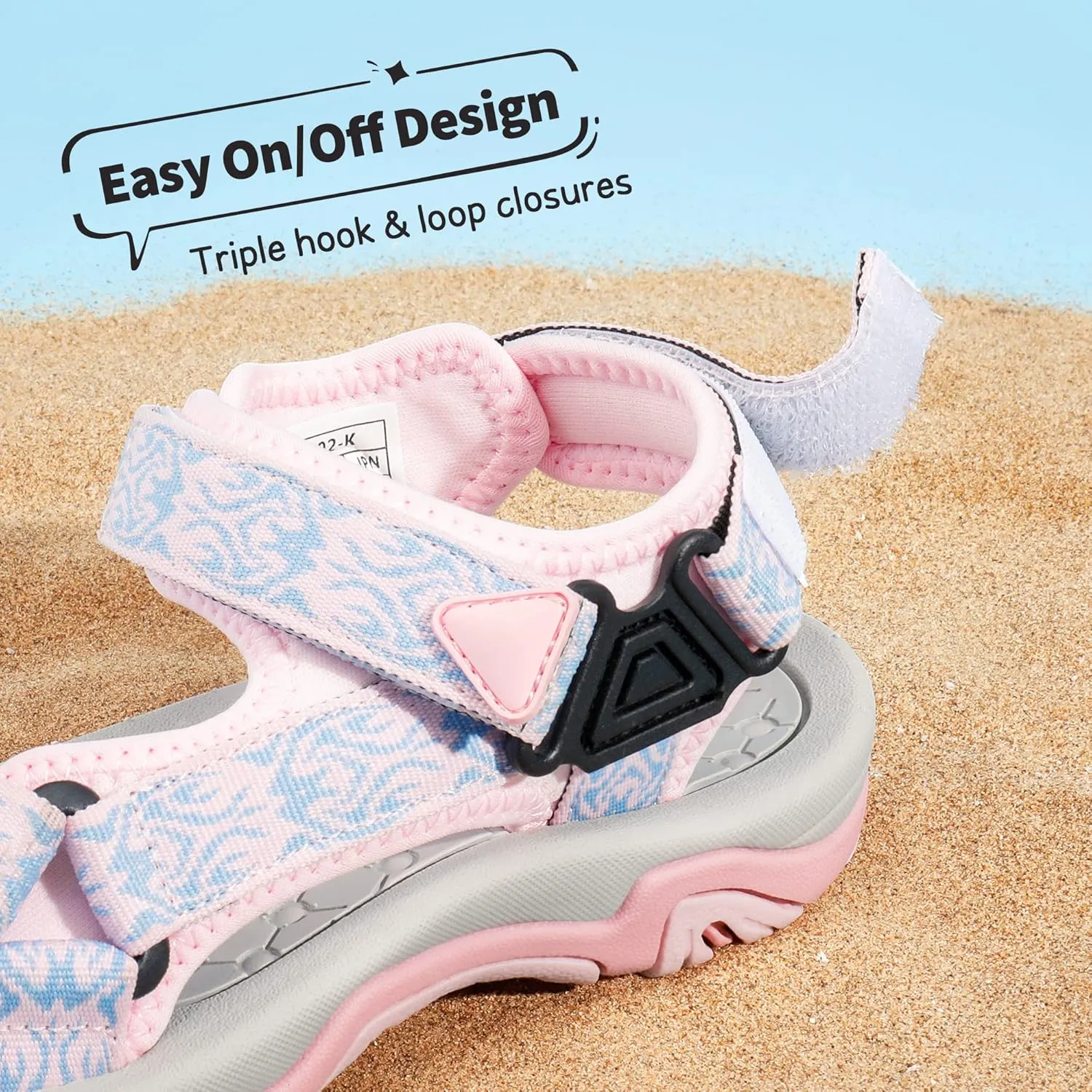 DREAM PAIRS Kids Adventurous Light-Weight Adjustable Straps Summer Sandals (Toddler/Little Kid/Big Kid)