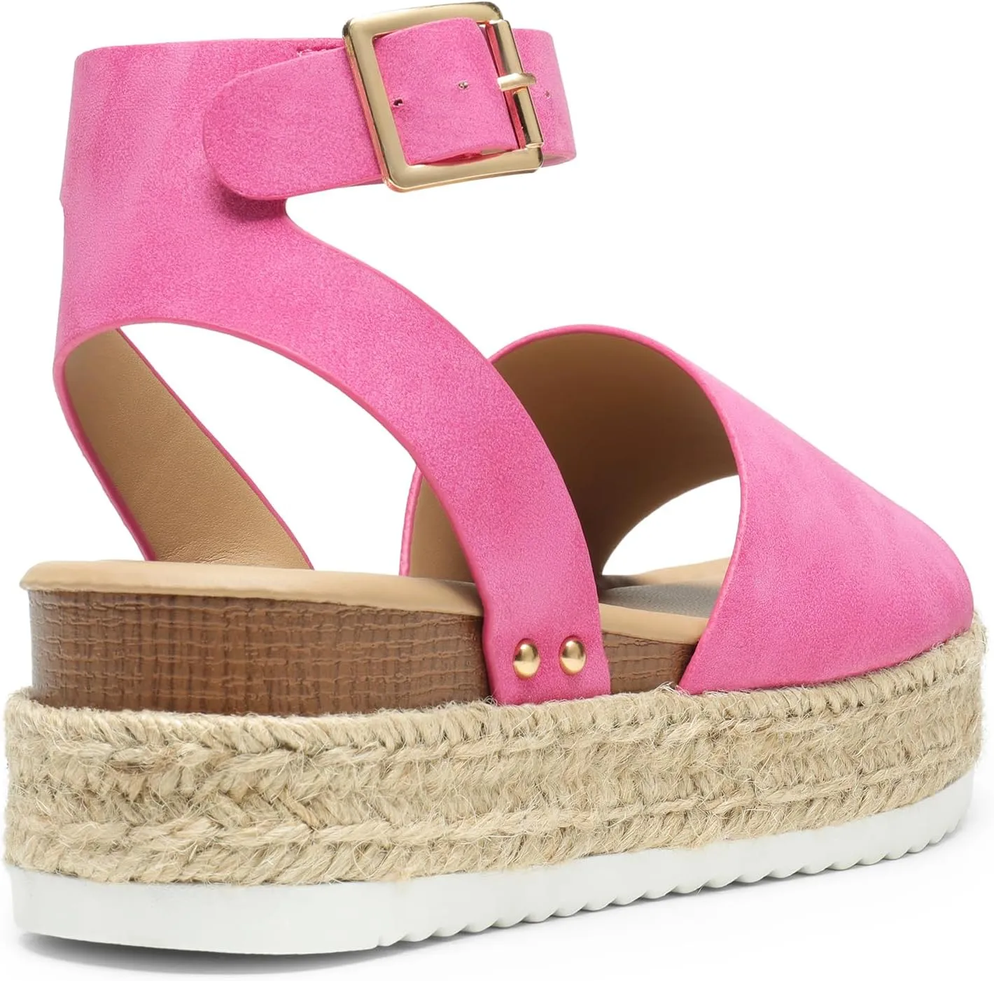 DREAM PAIRS Women's Platform Espadrilles Casual Ankle Strap Wedge Sandals Comfortable Dressy Summer Shoes