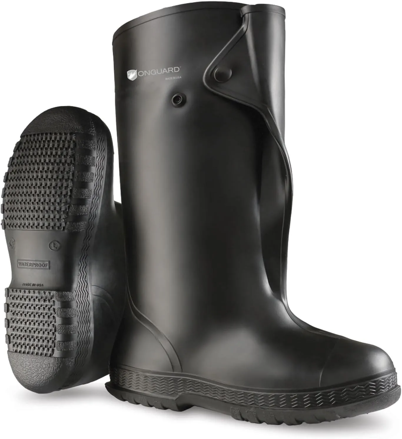 DUNLOP ONGUARD, 17" Black Overshoe 4-way Cleated outsole, 8603000.LG, Size LG US