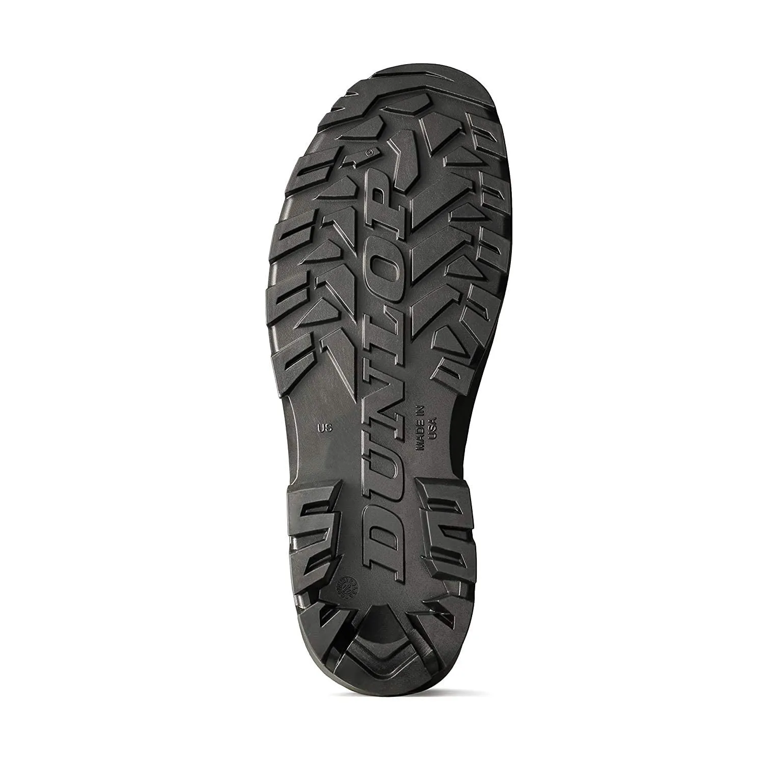 DUNLOP Protective Footwear, Chesapeake Plain Toe, 100% Waterproof, Lightweight and Durable PVC Boots, Slip Resistant, 8677577.11, Size 11 US, Black
