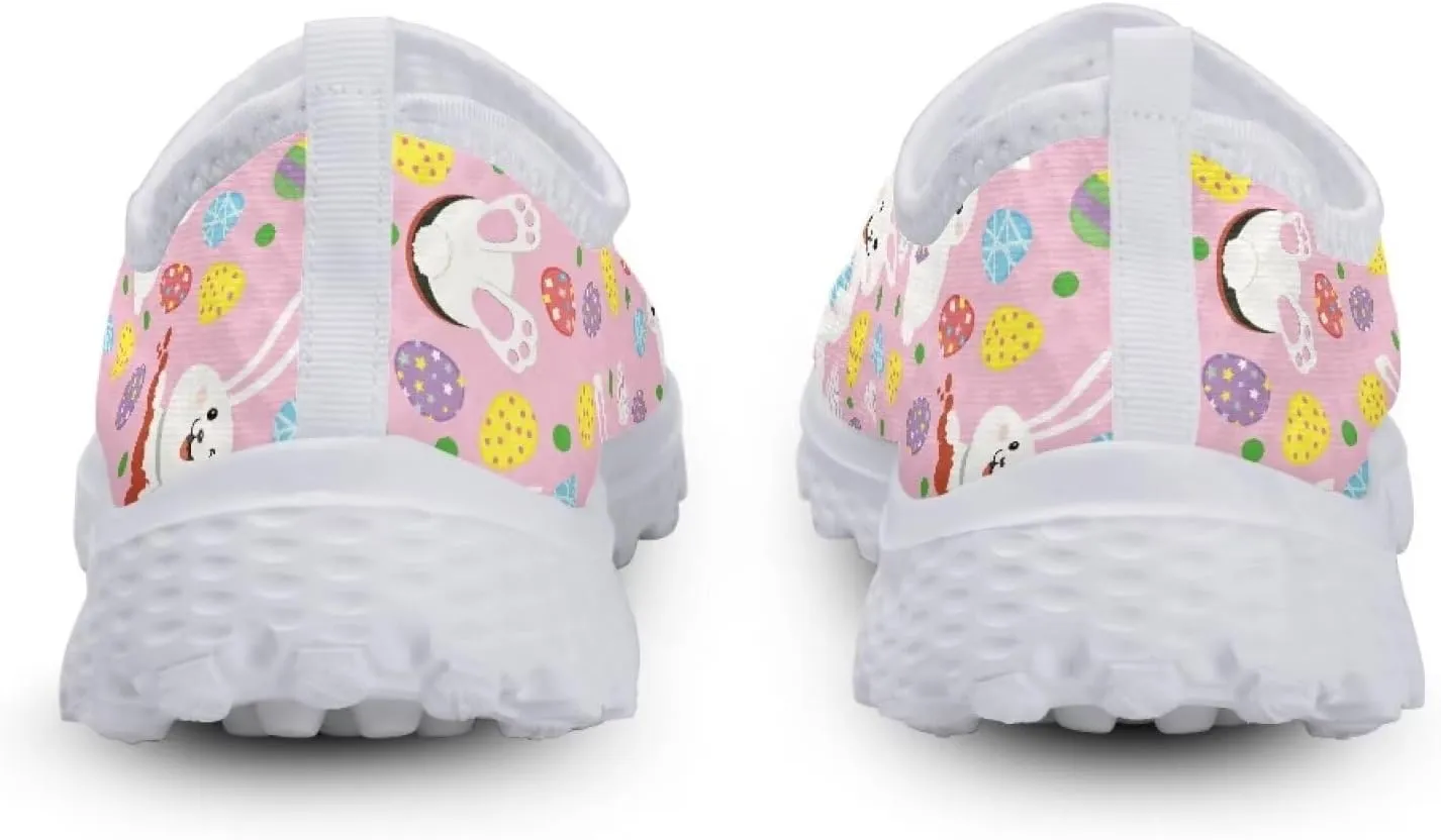 Easter Sport Sneakers Tennis Shoes for Women US 5.5-11.5 Slip On Loafer Shoes