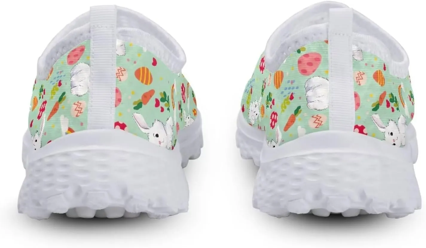 Easter Sport Sneakers Tennis Shoes for Women US 5.5-11.5 Slip On Loafer Shoes