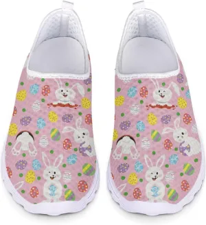 Easter Sport Sneakers Tennis Shoes for Women US 5.5-11.5 Slip On Loafer Shoes