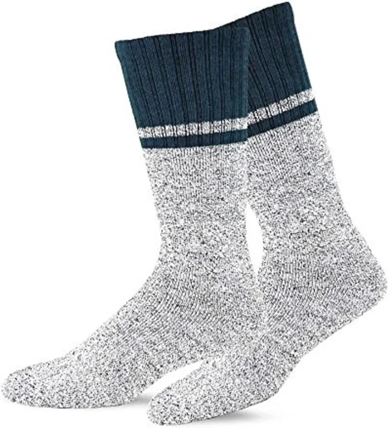 Eco Friendly Heavy Weight Recyled Cotton Winter Thermal Boot Socks Multi Pair for Women Men