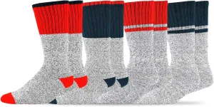 Eco Friendly Heavy Weight Recyled Cotton Winter Thermal Boot Socks Multi Pair for Women Men