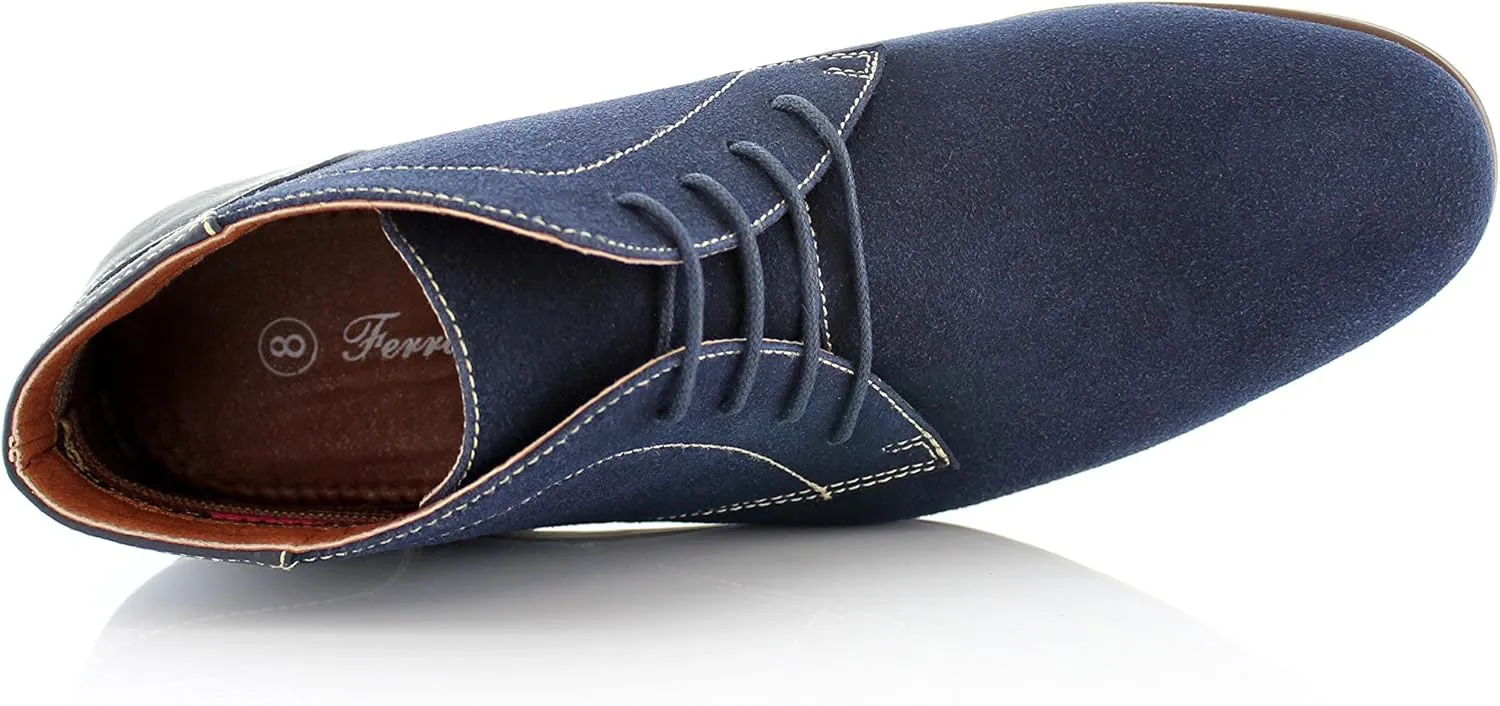 Ferro Aldo Raymond MFA806031 Mens Casual Brogue Mid-Top Lace-Up Uniform Dress Boots