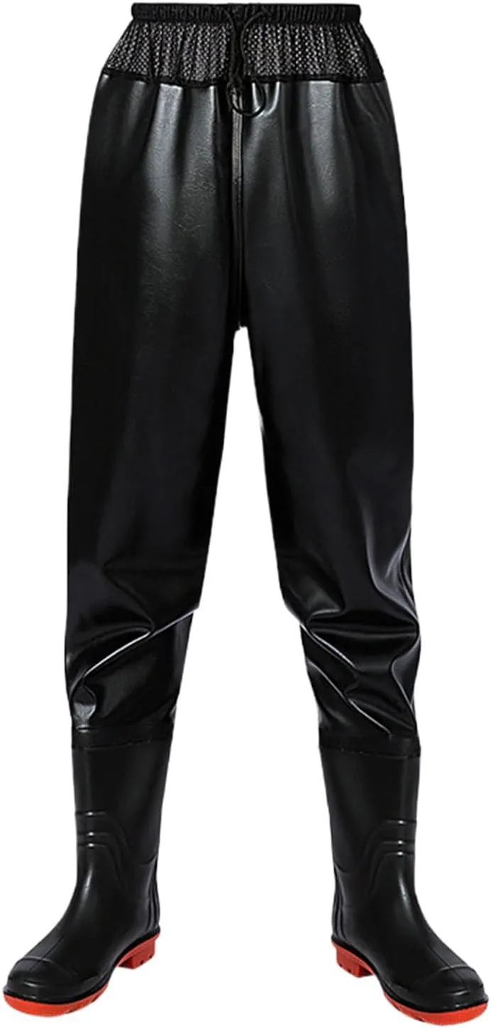 Fishing Waders for Men Women, Breathable Waist Wader Pants Fishing Waders with Boots, Waterproof Bootfoot Waders