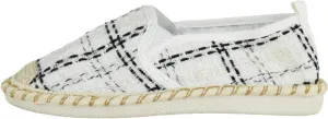 Forever Flat Women Shoes Canvas Slip-On Loafers Espadrilles Jute Style Breathable Knit Fabric Light Weight See Through Pledge