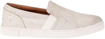Frye Ivy Slip-On Shoes for Women Featuring Soft Leather with Thick Rubber Outsole, Removable Molded Footbed, and Padded Collar and Vamp