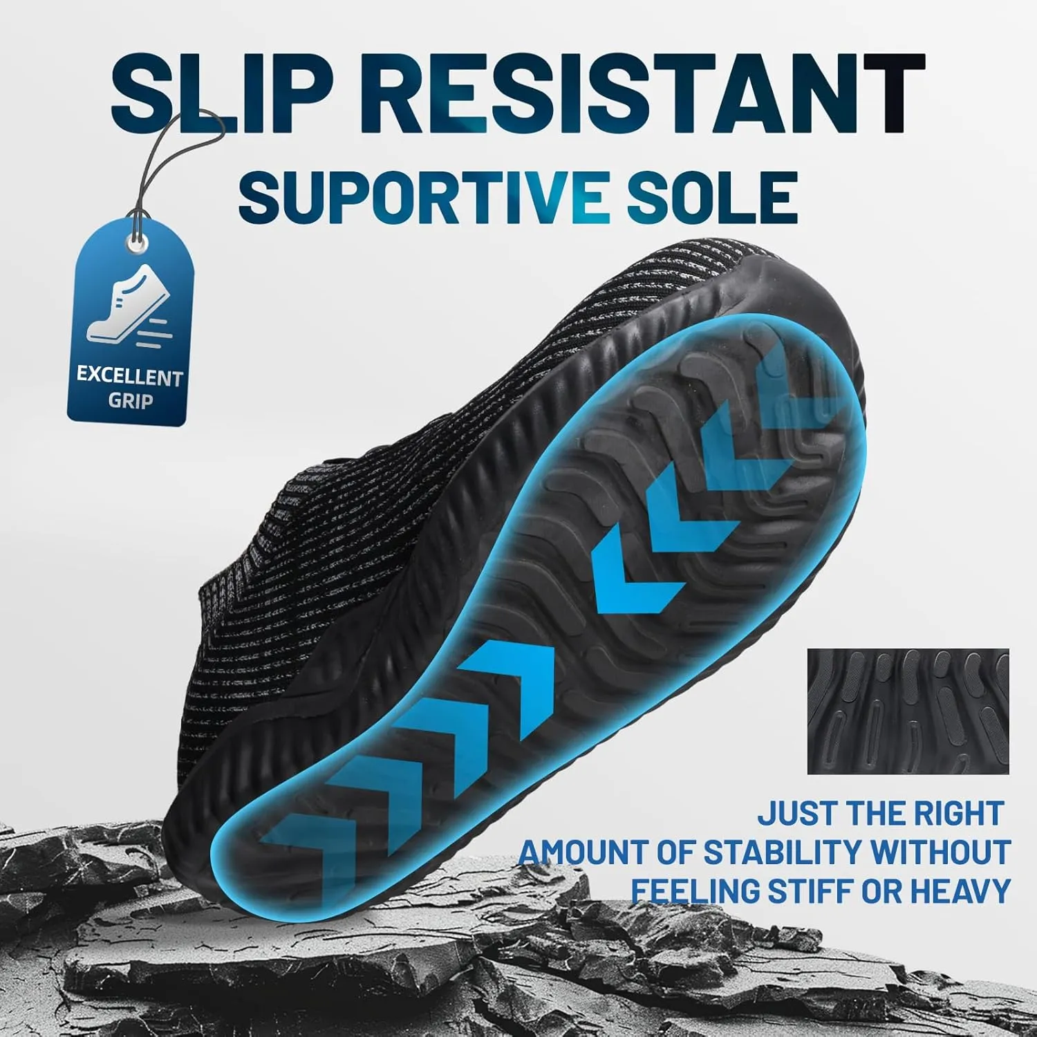 Furuian Slip on Steel Toe Sneakers for Men Women Wide Comfortable Lightweight Work Shoes Indestructible Steel Toe Safety Shoes for Men