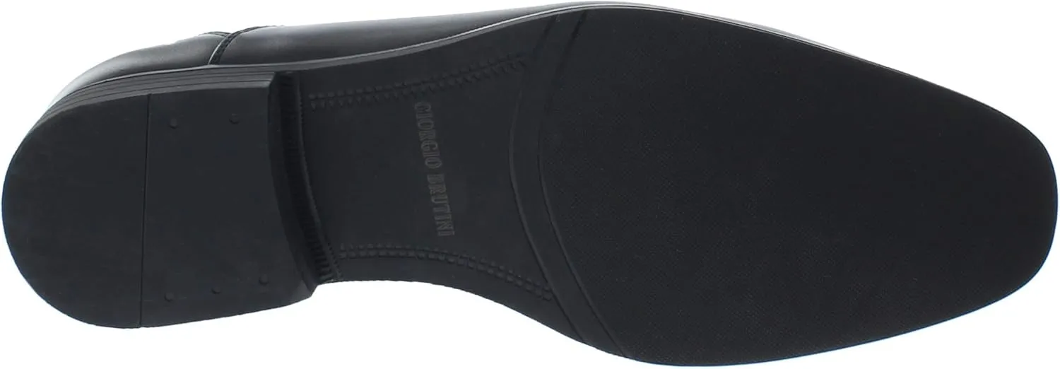 Giorgio Brutini Archie Black Slip On Mens Dress Shoes, Bicycle Toe Loafers