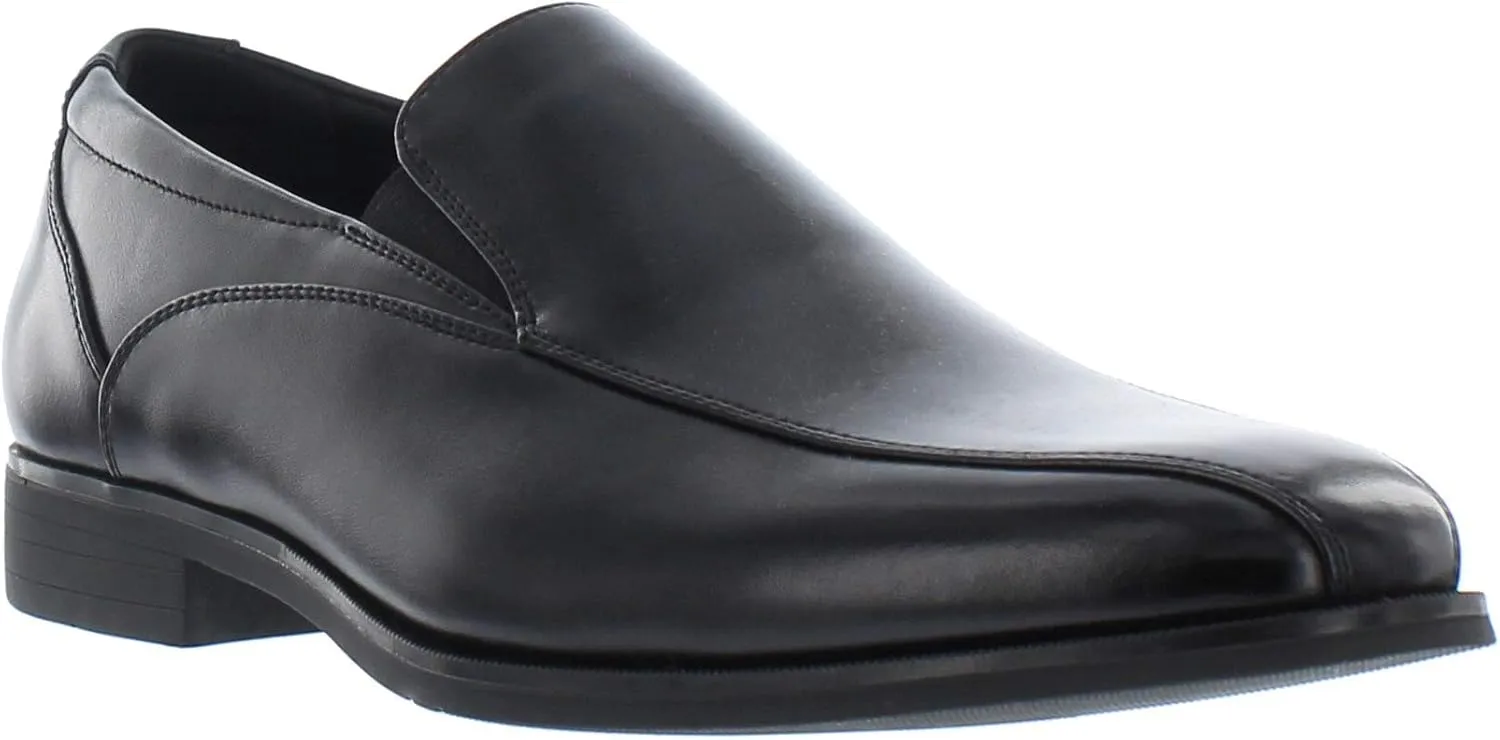 Giorgio Brutini Archie Black Slip On Mens Dress Shoes, Bicycle Toe Loafers