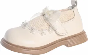 Girls Kids Leather Sneakers Toddler Girl High Toe School Sequins Shoes Childrens Soft Sole Ankle Loafers 𝐖aterproof