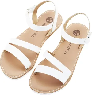 Girls Sandals Open Toe Strappy Summer Shoes Dress Sandals for Girls