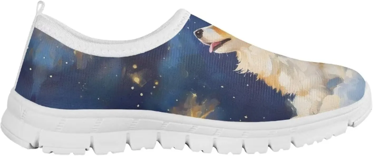 Girls Slip On Shoes Breathable Teen Girl Tennis Shoes for Outdoor Activities