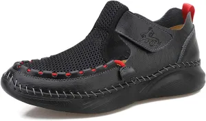Gospt Mens Beach Loafers Outdoor Summer Closed Toe Fisherman Sandals Water Shoes
