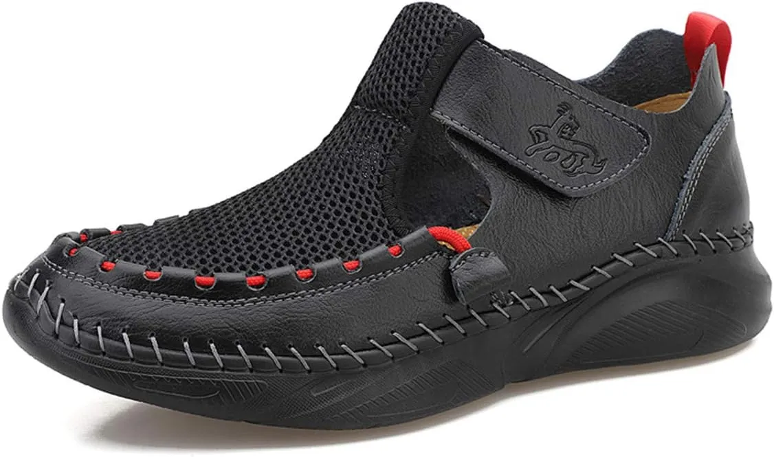 Gospt Mens Beach Loafers Outdoor Summer Closed Toe Fisherman Sandals Water Shoes