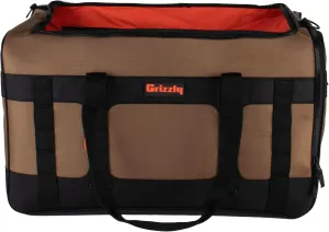 Grizzly Duffle 100 | Heavy-Duty Construction | Water Resistant Base | 100L Capacity | Large Storage Pocket | Tan