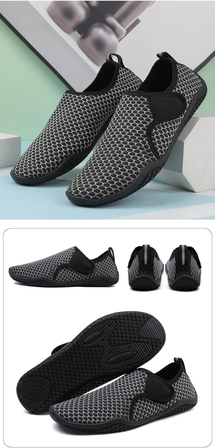 Grounded Footwear for Women Lightweight Non-Slip Athletic Barefoot Shoes Quick Dry Breathable Aqua Sock Shoe Hiking Swim Beach Surf Yoga Sport Shoes