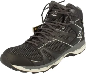 Haglöfs Men's High Rise Hiking Boots, Black True Black Haze 3vu, 10