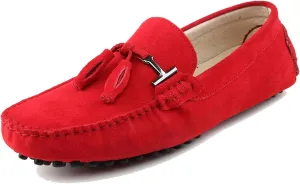 Hanfike Womens Casual Loafers Shoes Slip on Flats with Tassel Buckle Knot