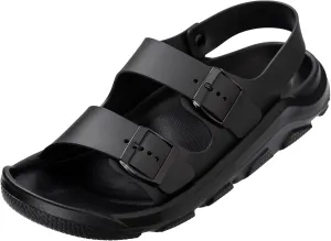 Harssidanzar Summer Mens Sandals Double Buckle Adjustable Slides Flat Beach Sandals KM242US