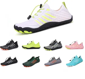 Hike Barefoot Shoes Womens Mens Pro Barefoot Shoes Breathable & Non-Slip Athletic Footwear Wide Toe Water Shoe Walking Barefoot Sneakers Unisex Running, Hiking and Daily Wear