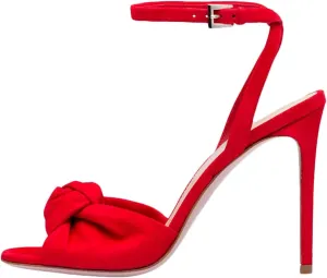 HNVAVQ Women's High Heels Open Toe Strappy Heels Sexy Bow Ankle Strap Pumps Wedding Bridal Party Dress Shoes
