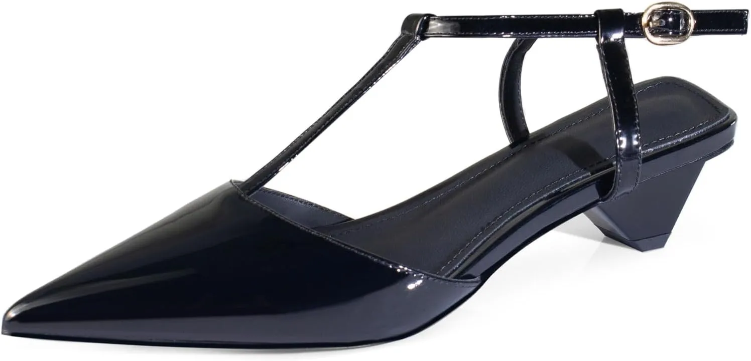 iadore Women Sexy Low Heel Sandals Ankle Straps Fashion Open Toe Satin Slip on Mules Summer Chic Strappy Dress Sandals Size 5-12 US
