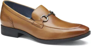 Johnston & Murphy Gibbons Bit Loafers, Modern Classic Men’s Dress Shoes, Leather Loafers for Men