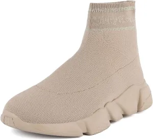 Juicy Couture Women's Slip-On High Sock Sneakers – Stylish, Lightweight, and Breathable Athletic & Casual Shoes
