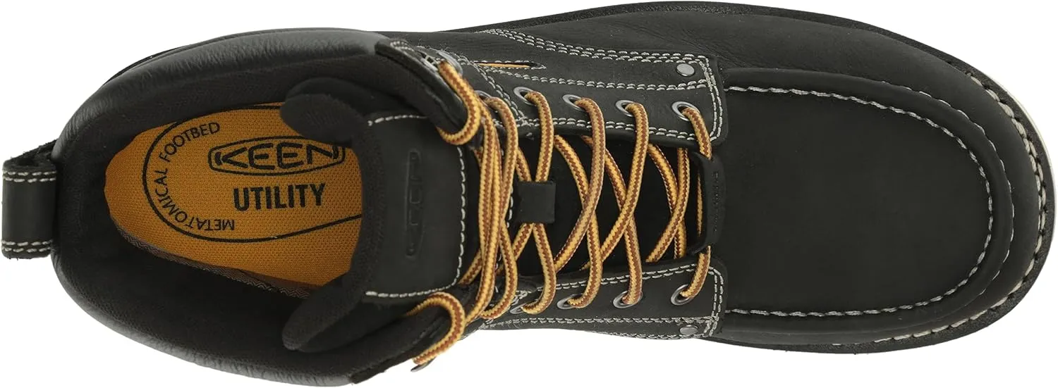 KEEN Utility Men's Cincinnati 6" Composite Toe Waterproof 90 Degree Heel Heavy Duty Work Boot