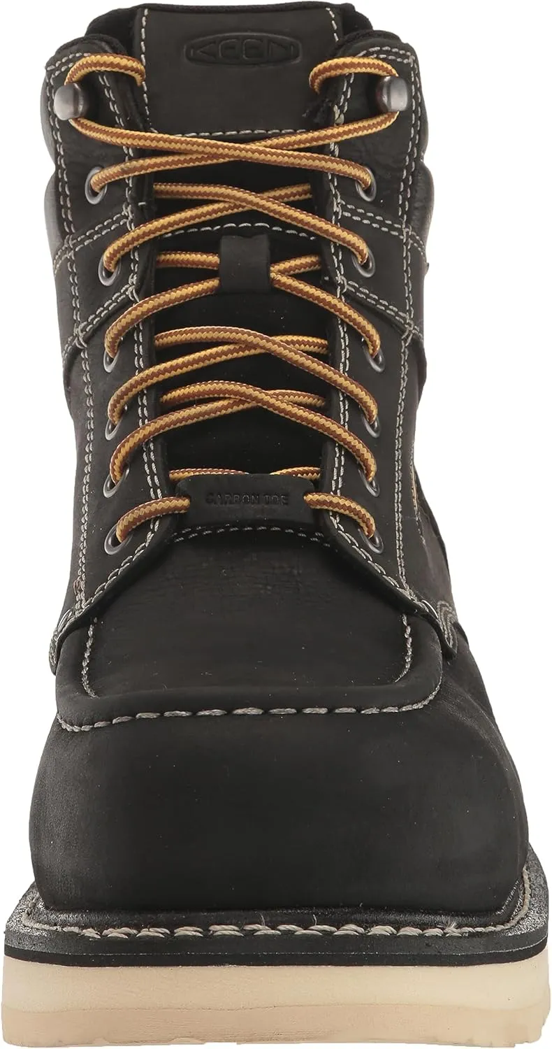 KEEN Utility Men's Cincinnati 6" Composite Toe Waterproof 90 Degree Heel Heavy Duty Work Boot