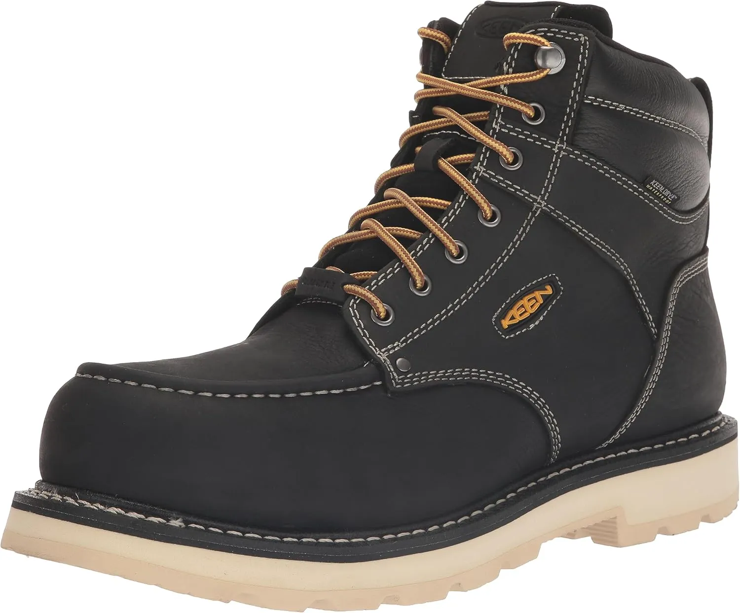 KEEN Utility Men's Cincinnati 6" Composite Toe Waterproof 90 Degree Heel Heavy Duty Work Boot