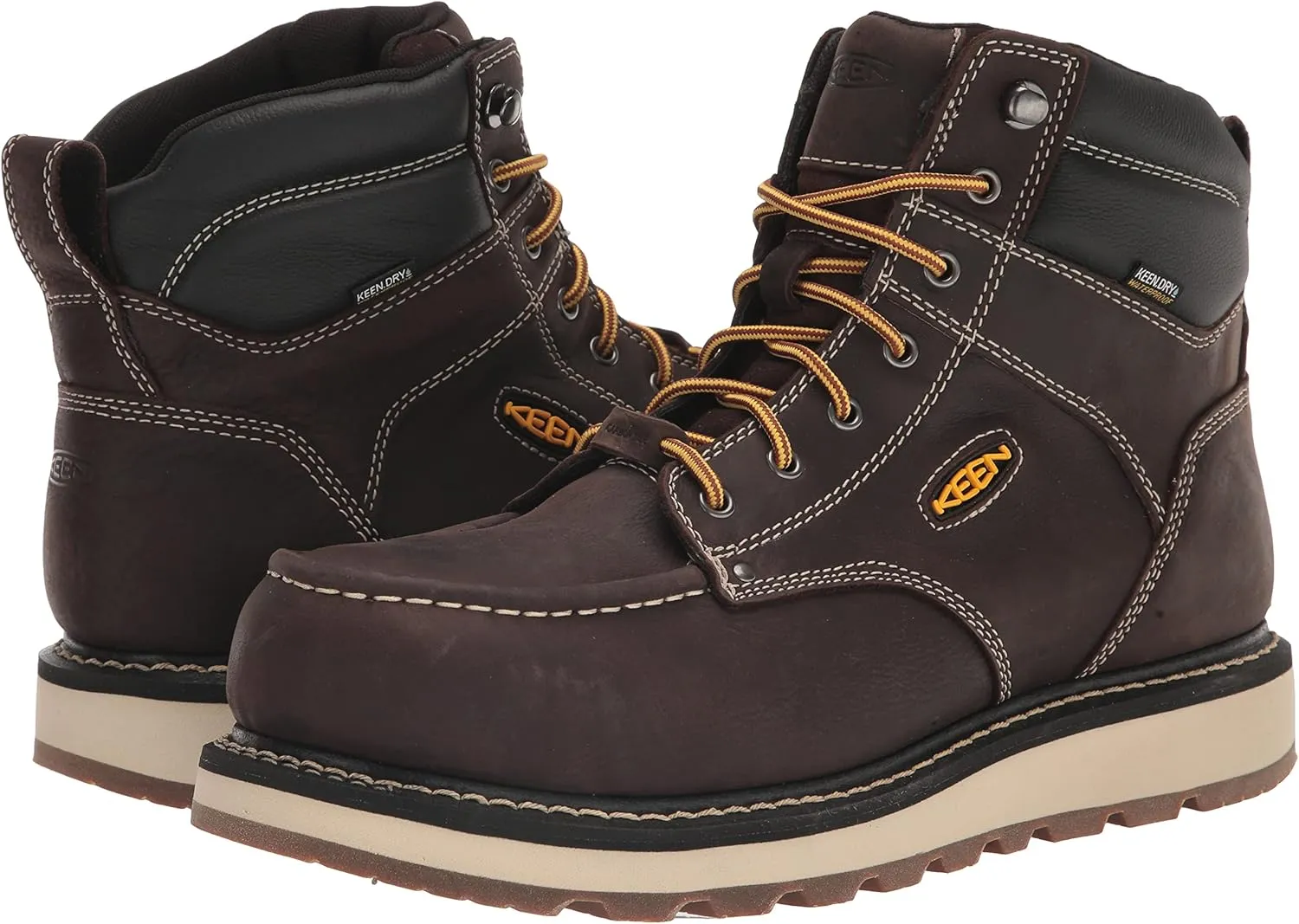 KEEN Utility Men's Cincinnati 6" Composite Toe Waterproof Wedge Work Boots