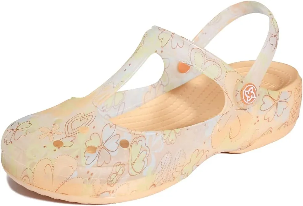 KELMALL Non Slip Clogs for Women, Classic Slip On Platform Nursing Garden Mules & Clogs Comfort Lightweight