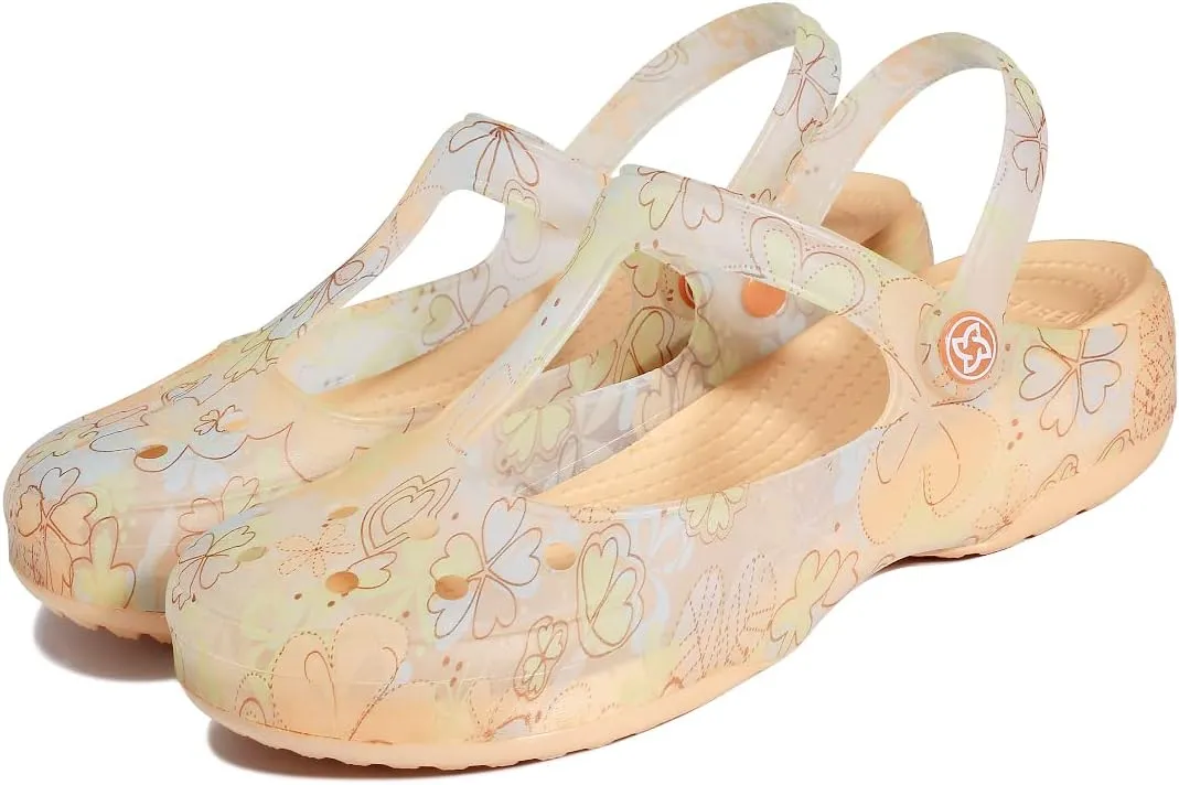KELMALL Non Slip Clogs for Women, Classic Slip On Platform Nursing Garden Mules & Clogs Comfort Lightweight
