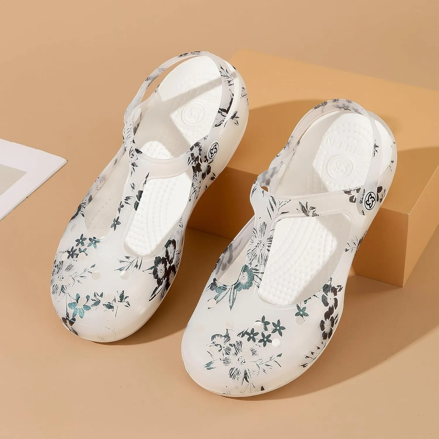 KELMALL Non Slip Clogs for Women, Classic Slip On Platform Nursing Garden Mules & Clogs Comfort Lightweight