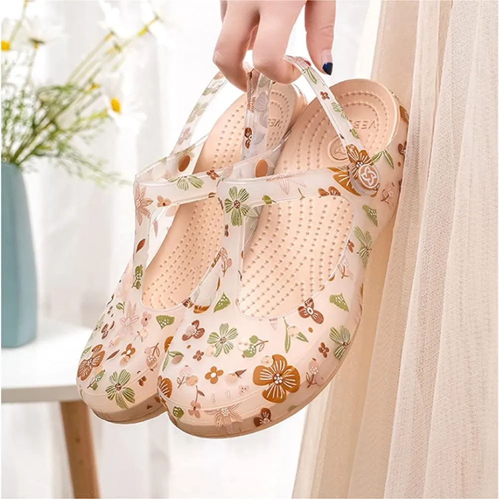 KELMALL Non Slip Clogs for Women, Classic Slip On Platform Nursing Garden Mules & Clogs Comfort Lightweight