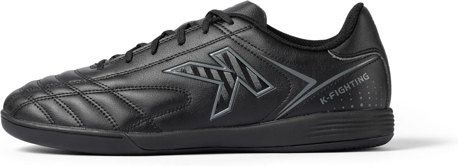KELME Leather Indoor Soccer Shoes Futsal Turf Soccer Shoes Man Women Football Athletic Sneakers