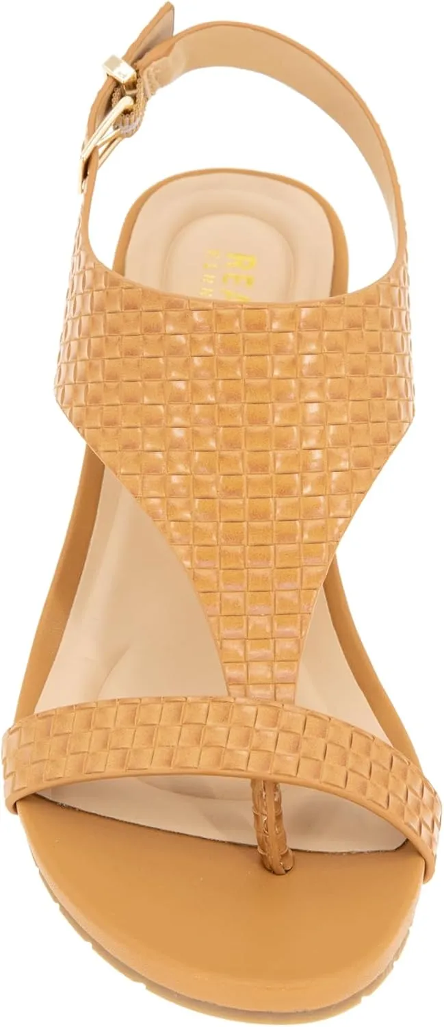 Kenneth Cole REACTION Women's Greatly Thong Wedge Sandal