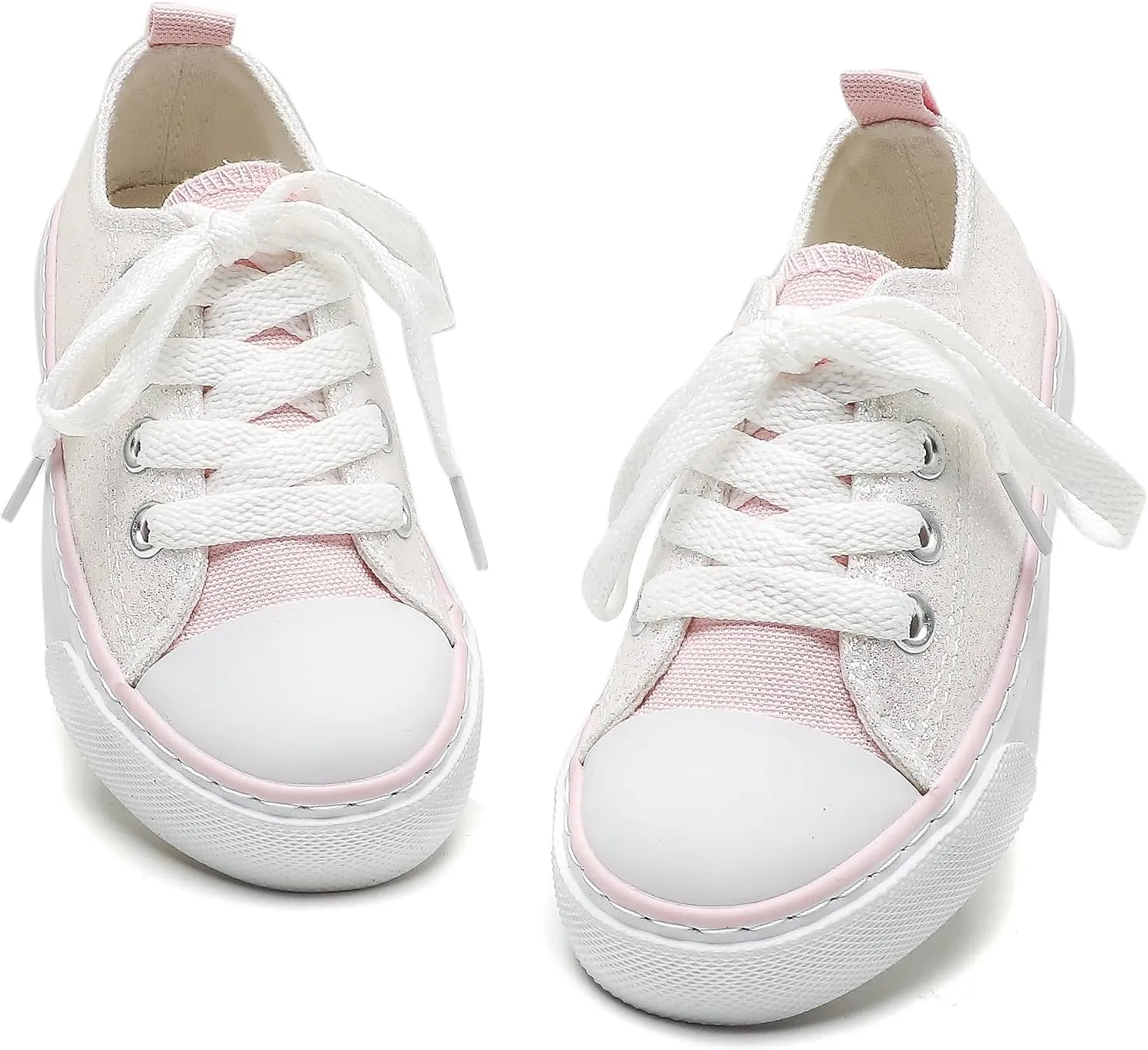 Kids Canvas Shoes Boys and Girls Low Top Slip On Sneakers