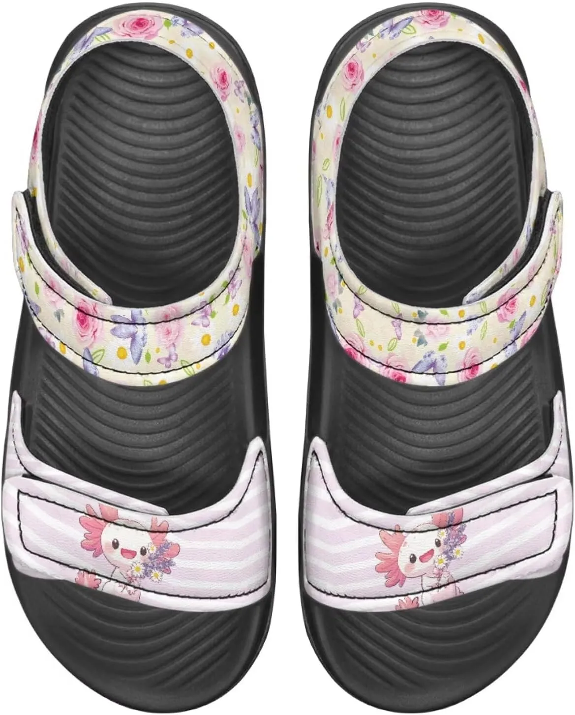 Kids Sandals Girls Toddler Summer Shoes Sandals for Kids Girls Summer Slide with Adjustable Strap Athletic Shoes