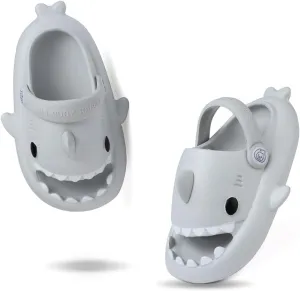 Kids Shark Slides Toddler Girls Boys Cute Cartoon Summer Cloud Slippers Toddler Baby Non-Slip Beach Pool Shower Shoes
