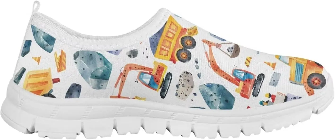 Kids Slip On Shoes Car Ball Stylish Boys Sneakers for Little/Big Kids
