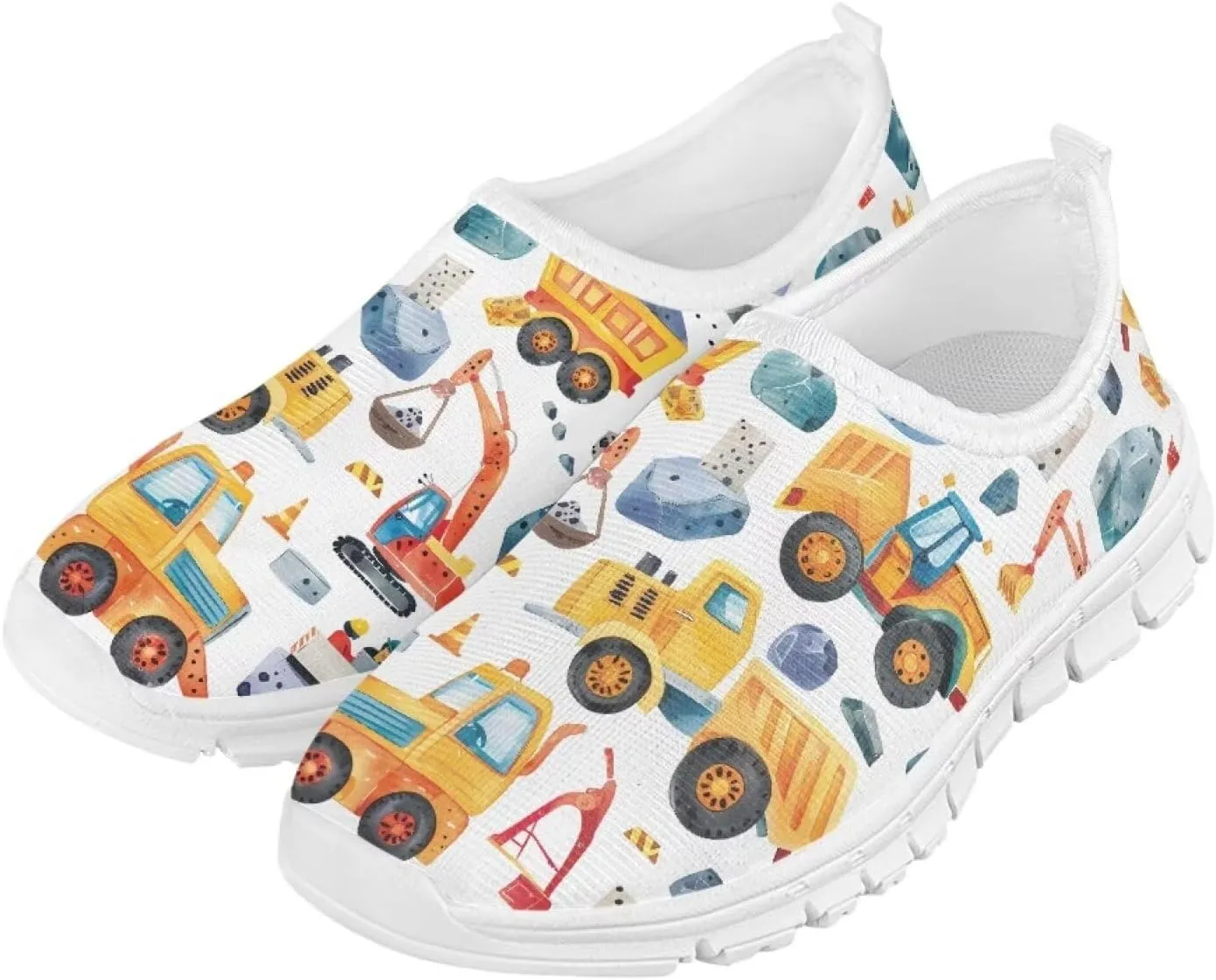 Kids Slip On Shoes Car Ball Stylish Boys Sneakers for Little/Big Kids