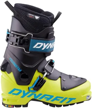Kids' Youngstar Ski Boots - Alpine Touring Boots for Backcountry & Downhill Skiing - Lime Punch/Black - 22.5