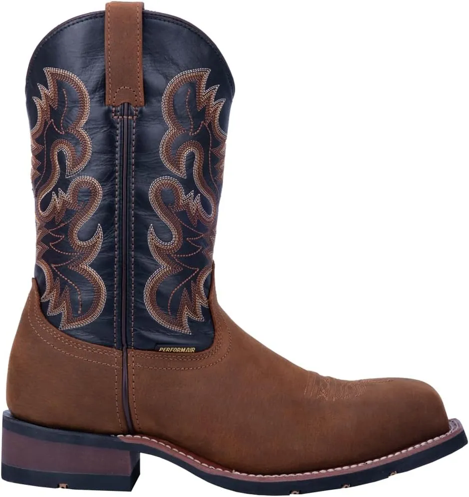 Laredo Mens Rockwell Electrical Hazard Steel Toe Work Safety Shoes Casual - Brown